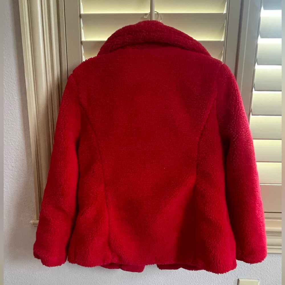 Red teddy jacket - Picture 3 of 3